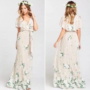 SHOW ME YOUR MUMU Audrey Maxi Dress Bouquet Toss Floral {UU38}